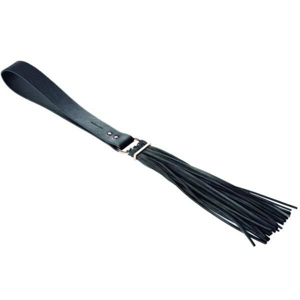 Μαστίγιο με λουριά Maze Tassel Flogger της Bijoux Indiscrets, σε μαύρο χρώμα