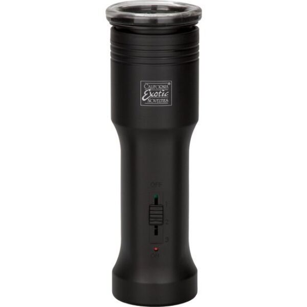 Μαύρο αυνανιστήρι CalExotics Optimum Power Ultimate Head Exciter με αφαιρούμενο μανίκι