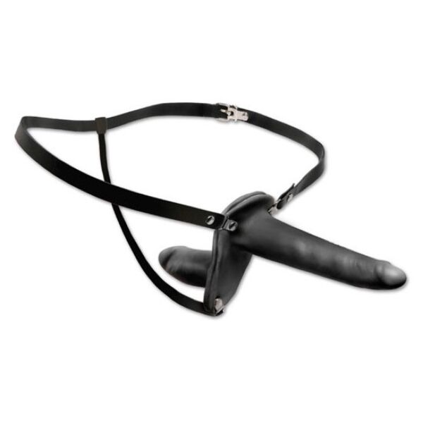 Διπλή ζώνη strap-on Pipedream Double Penetrix με dildo και συνδεδεμένο κολπικό διεγέρτη