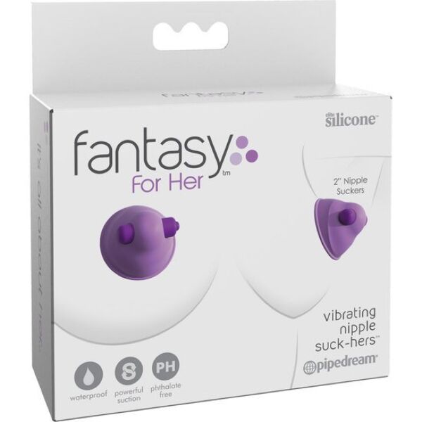 Διεγέρτης θηλών Fantasy For Her Vibrating Nipple Suck-Hers, με το κύπελλο σιλικόνης