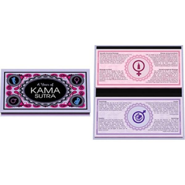 Μπλοκ ερωτικών καρτών Kheper Games Kamasutra A Year Of με 52 σεξουαλικά κόλπα