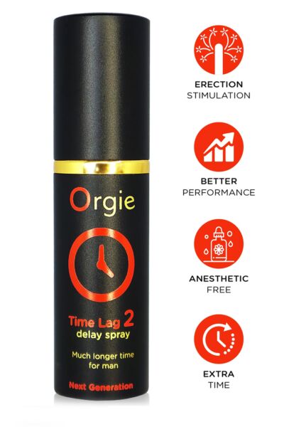 Σπρέι καθυστέρησης Orgie Time Lag 2 στην αλουμινένια φιάλη των 10 ml