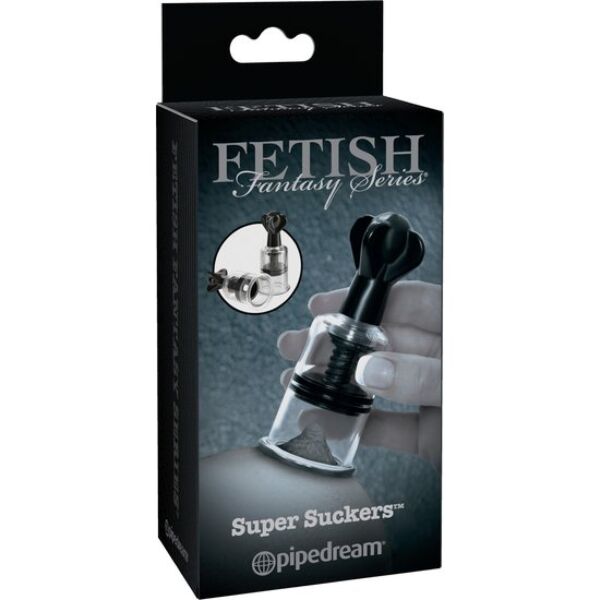 Αναρροφητής θηλών Fetish Fantasy Super Nipple Sucker, με τον διάφανο κύλινδρο και τον επιλογέα αναρρόφησης