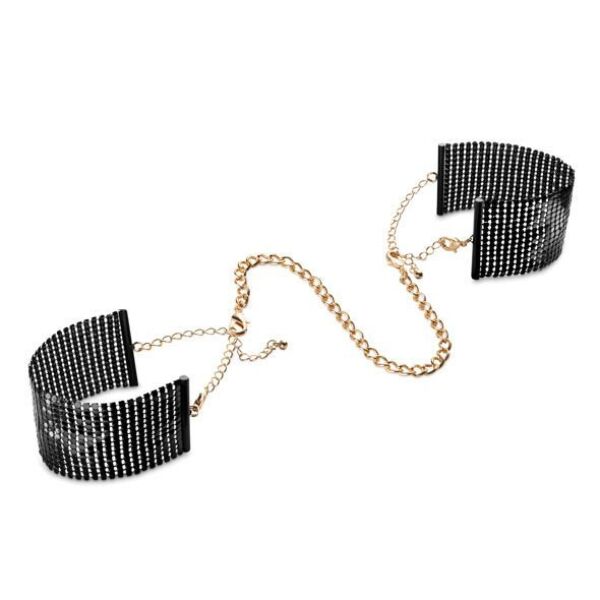 Χειροπέδες από μεταλλικό πλέγμα Bijoux Indiscrets Désir Métallique