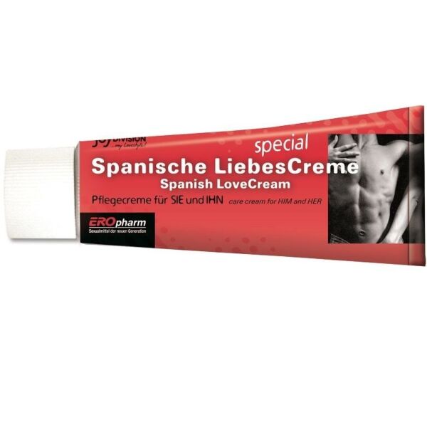 Συσκευασία της ερωτικής κρέμας EROpharm Crema del Amor Española special των 40 ml