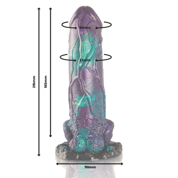 Μεγάλο dildo σιλικόνης Epic Basilisk