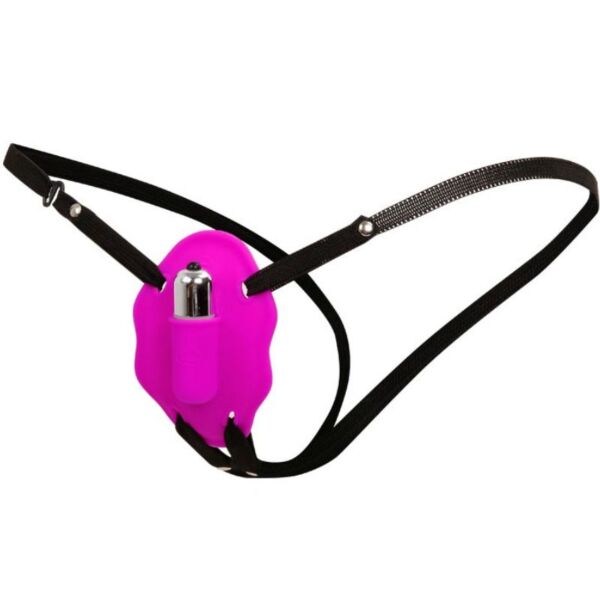 Ζώνη strap-on με δόνηση Baile Love Rider, με σλιπάκι σιλικόνης και δονητή σφαίρα