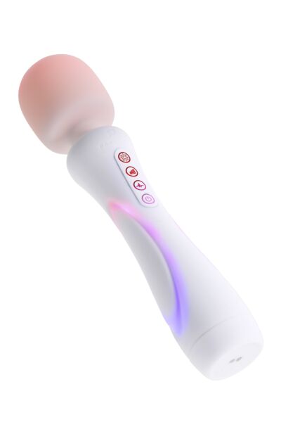 Δονητής Magic Wand Paradise Pleasure The Wand, λευκός, με φωτισμό RGB