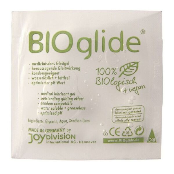 Μονοδόση λιπαντικού με βάση το νερό Joydivision BIOglide των 3 ml