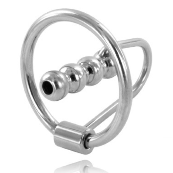 Δαχτυλίδι βαλάνου Metal Hard 30 mm με ουρηθρική σφήνα