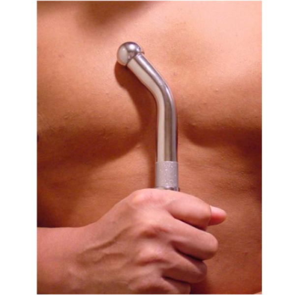 Κολπικό ντους Metal Hard G-Spot 20,1 cm, μεταλλικό, για κολπικό πλύσιμο