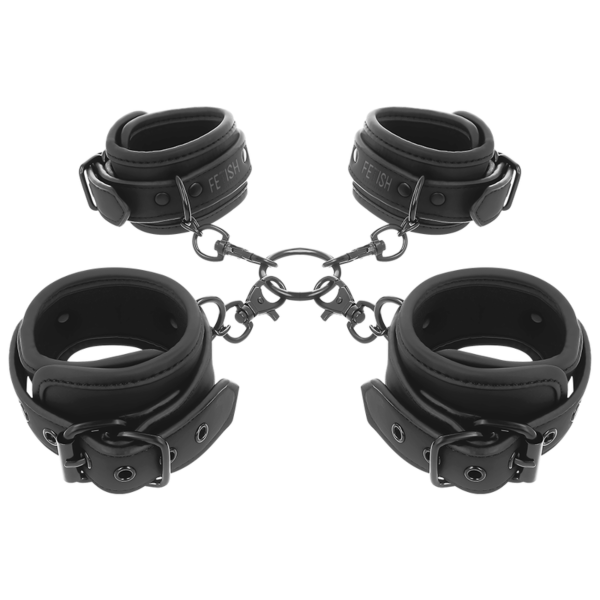 Χειροπέδες hogtie Fetish Submissive για καρπούς και αστραγάλους