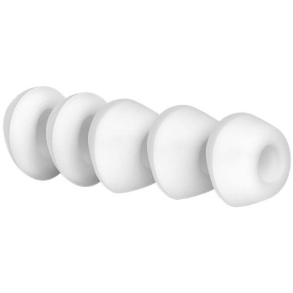 Θήκες Satisfyer Pro 2, πέντε λευκές θήκες από σιλικόνη