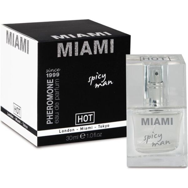 Άρωμα με φερομόνες HOT Miami Spicy για άνδρες, 30 ml