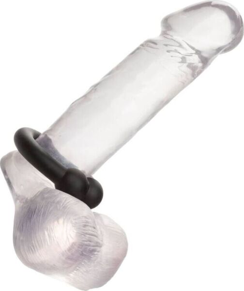 Δαχτυλίδι πέους CalExotics Alpha Muscle Ring από μαύρη σιλικόνη