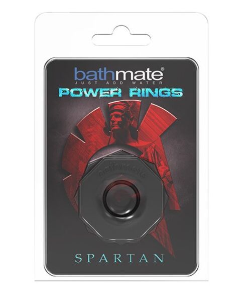 Δαχτυλίδι πέους Bathmate Power Ring Spartan, μαύρο και οκταγωνικό