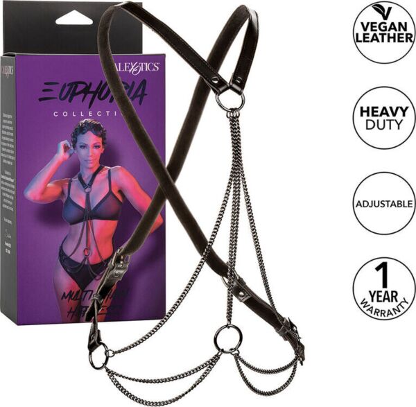 Harness σώματος με αλυσίδες CalExotics Euphoria Multi Chain Harness