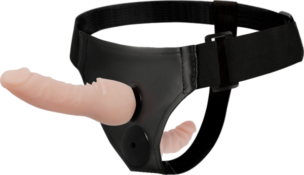 Διπλή ζώνη strap-on Harness Attraction Wayne με το ρεαλιστικό πέος της