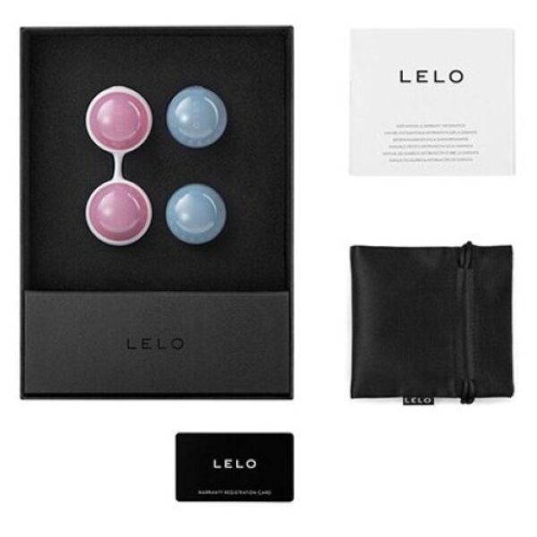 Σετ κολπικών μπαλών LELO Luna Beads Mini με σύνδεσμο σιλικόνης