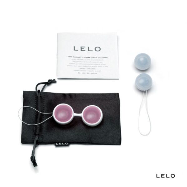 Σετ με τέσσερις κολπικές μπάλες LELO LUNA Beads και σύνδεσμο σιλικόνης