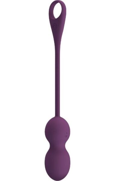 Δονούμενες κολπικές μπάλες Kegel Pretty Love BI-210212HP-2 σε λιλά χρώμα