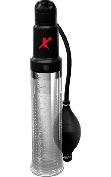 Αντλία στύσης και αυνανιστήρι PDX Elite Suck N Pump Stroker της Pipedream, με διαφανή σωλήνα