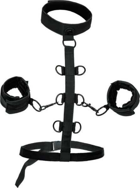 Σετ bondage CalExotics Boundless Collar με κολάρο, χειροπέδες και ιμάντες