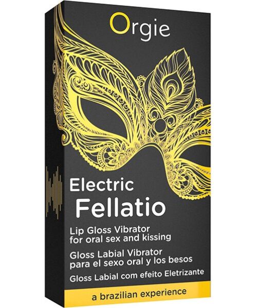 Lip gloss Orgie Sexy Vibe Electric Fellatio στο γυάλινο roll-on μπουκαλάκι των 10 ml