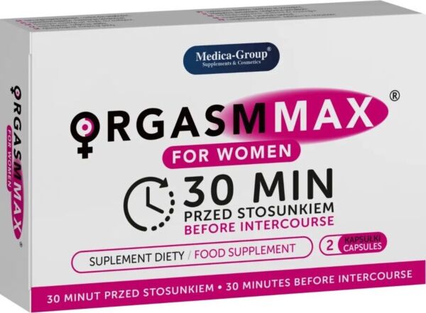 Κουτί με κάψουλες Orgasm Max For Women Capsules της Medica Group