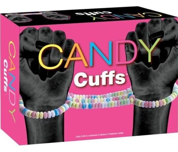 Βρώσιμες χειροπέδες Spencer & Fleetwood Candy Cuffs από χάντρες καραμέλας σε διάφορα χρώματα