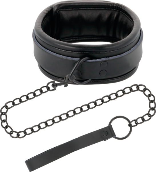 Κολάρο στάσης Darkness Black Necklace with Chain, μαύρο, με το λουρί αλυσίδας του
