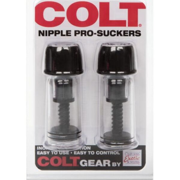 Βεντούζες θηλών Colt Nipple Pro-Suckers με κύλινδρο και μηχανισμό ρύθμισης με περιστροφή