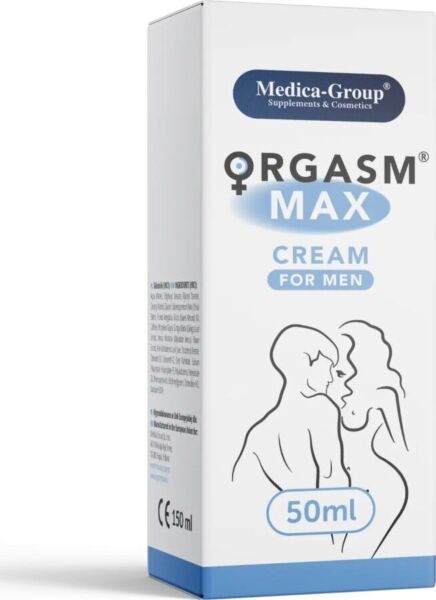 Κρέμα Orgasm Max Cream For Men της Medica Group, συσκευασία 50 ml
