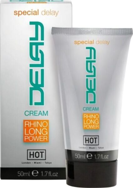 Κρέμα καθυστέρησης HOT Delay Cream στη συσκευασία των 50 ml