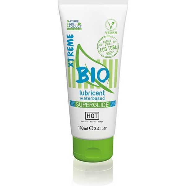 Συσκευασία του λιπαντικού με βάση το νερό HOT BIO Superglide Xtreme 100 ml
