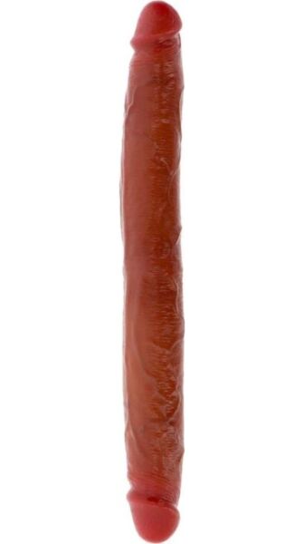 Διπλό ντίλντο σιλικόνης ToyJoy Get Real Skin με κινητή πόσθη