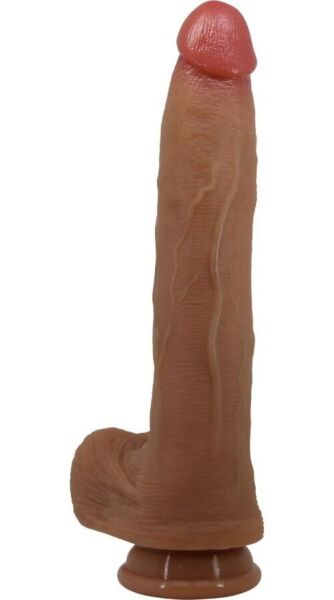 Ρεαλιστικό dildo Pretty Love BW-008131-1 από σιλικόνη, με όρχεις και βεντούζα στη βάση