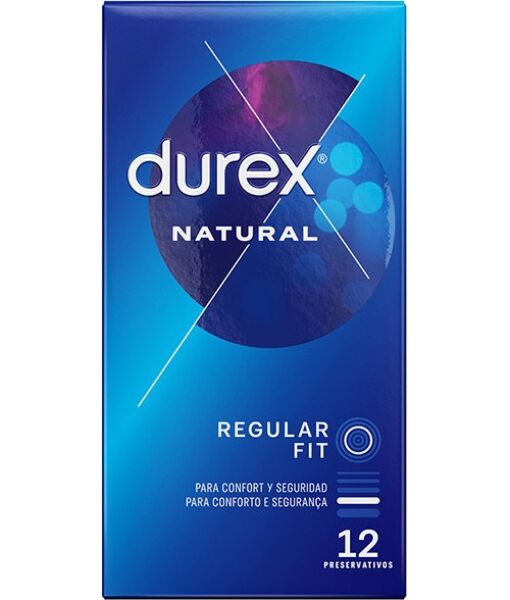 Κουτί με 12 προφυλακτικά Durex Natural Plus