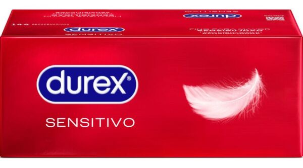Κουτί με προφυλακτικά Durex Sensitivo Suave των 144 τεμαχίων