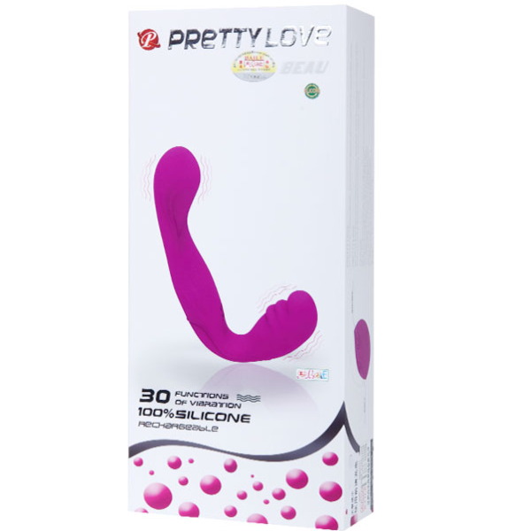 Ζώνη strap-on διπλής διέγερσης χωρίς λουριά Pretty Love Beau