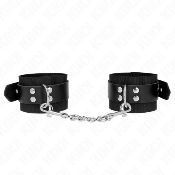Χειροπέδες Kink Wrist Restraint από νάιλον με μαύρο ρυθμιζόμενο λουράκι