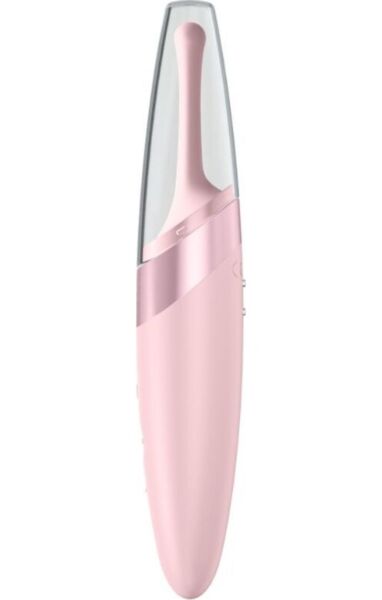 Κλειτοριδικός δονητής Satisfyer Twirling Delight με το προστατευτικό καπάκι του