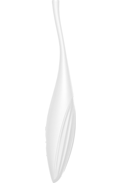 Δονητής κλειτορίδας Satisfyer Twirling Joy με τη στενή μύτη και το πάνελ κουμπιών του