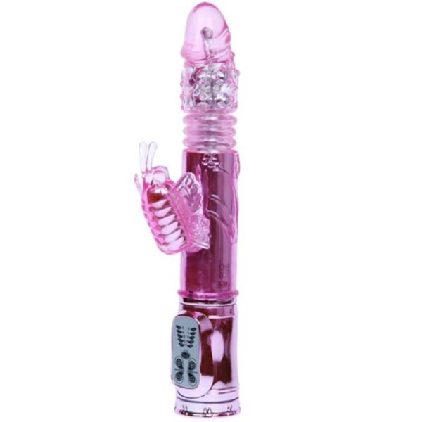 Δονητής rabbit Baile Rabbit Throbbing Butterfly, με τον βραχίονα για την κλειτορίδα