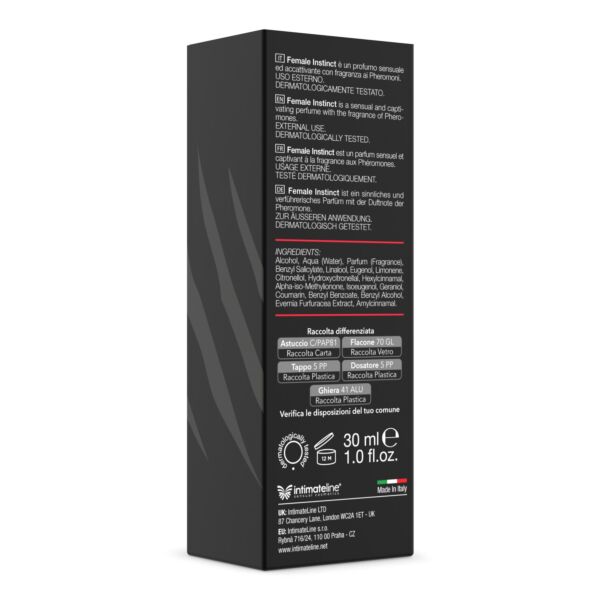 Φιάλη του αρώματος με φερομόνες Intimateline Female Instinct 30 ml