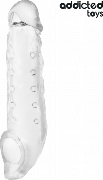 Θήκη πέους Addicted Toys M 27 cm, διαφανής