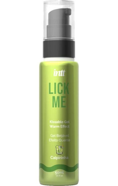 Βρώσιμο τζελ με θερμαντική δράση INTT Lick Me, σε γεύσεις καϊπιρίνια και μέλι