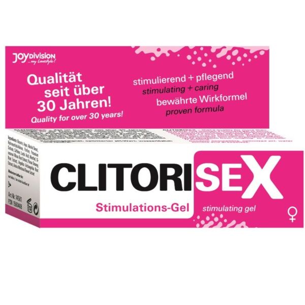 Διεγερτικό τζελ Joydivision Clitorisex στη συσκευασία των 25 ml