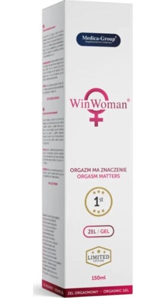 Συσκευασία 150 ml της ερωτικής γέλης WinWoman Gel της Medica Group