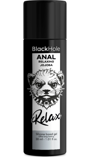 Πρωκτικό λιπαντικό Black Hole Anal Relaxing με τζοτζόμπα, σε συσκευασίες 30 ml και 100 ml